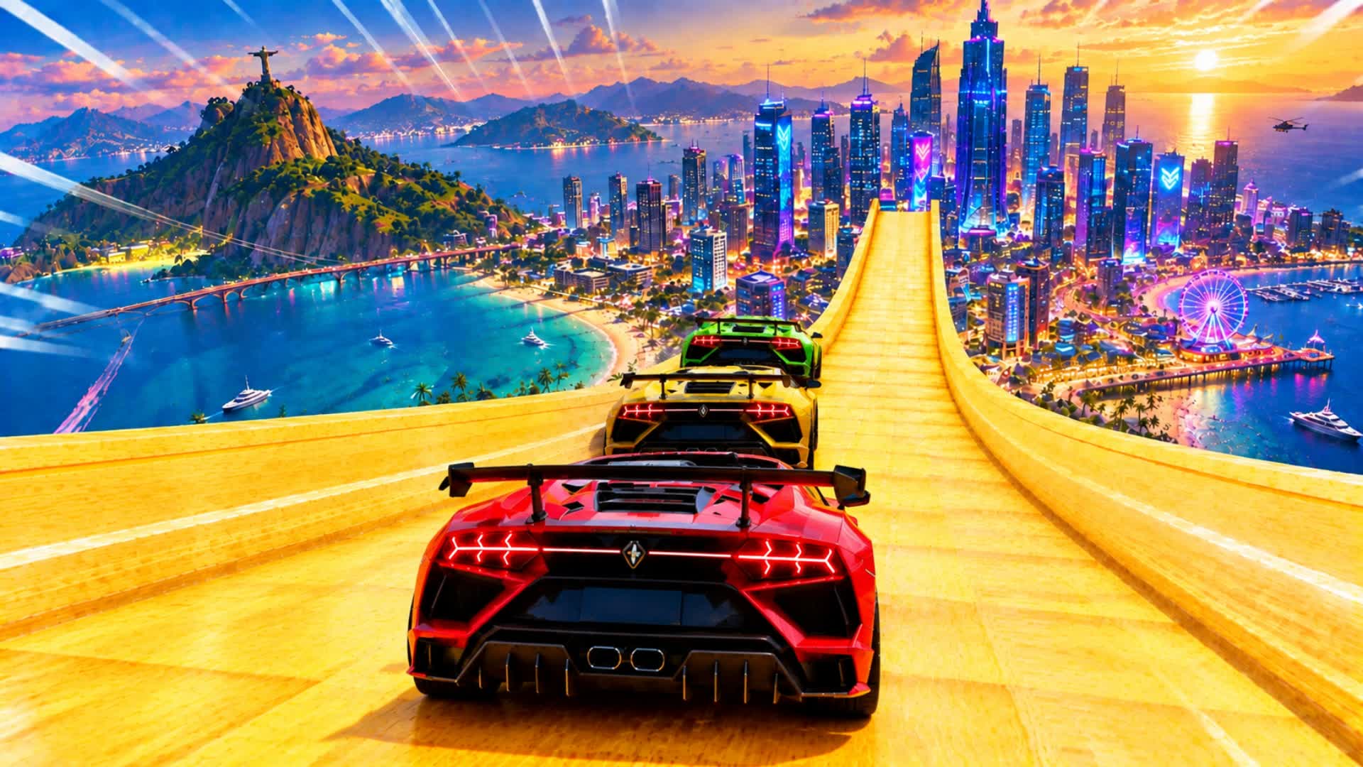 TURBO WORLD - CAR GAME — Fortnite Creative map