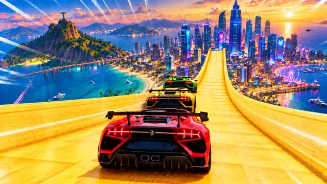 TURBO WORLD - CAR GAME — Fortnite Creative map cover art