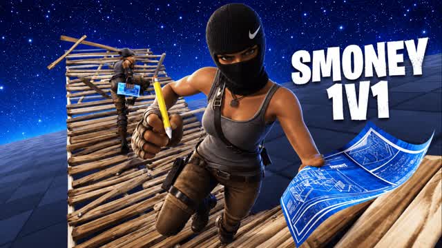 1v1 Build Fights [SMoney] — Fortnite Creative map cover art