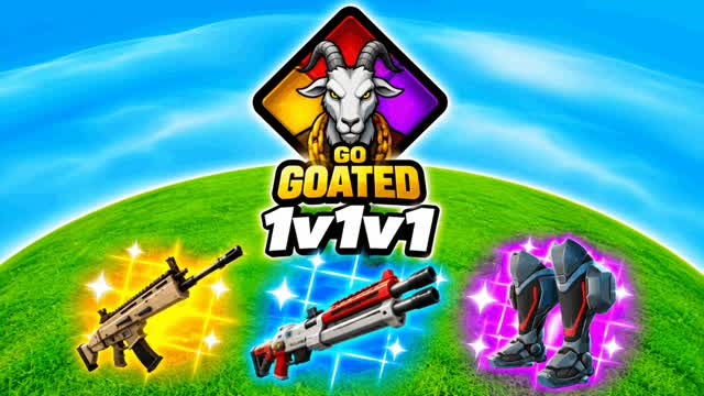 GO GOATED 1V1V1 — Fortnite Creative map