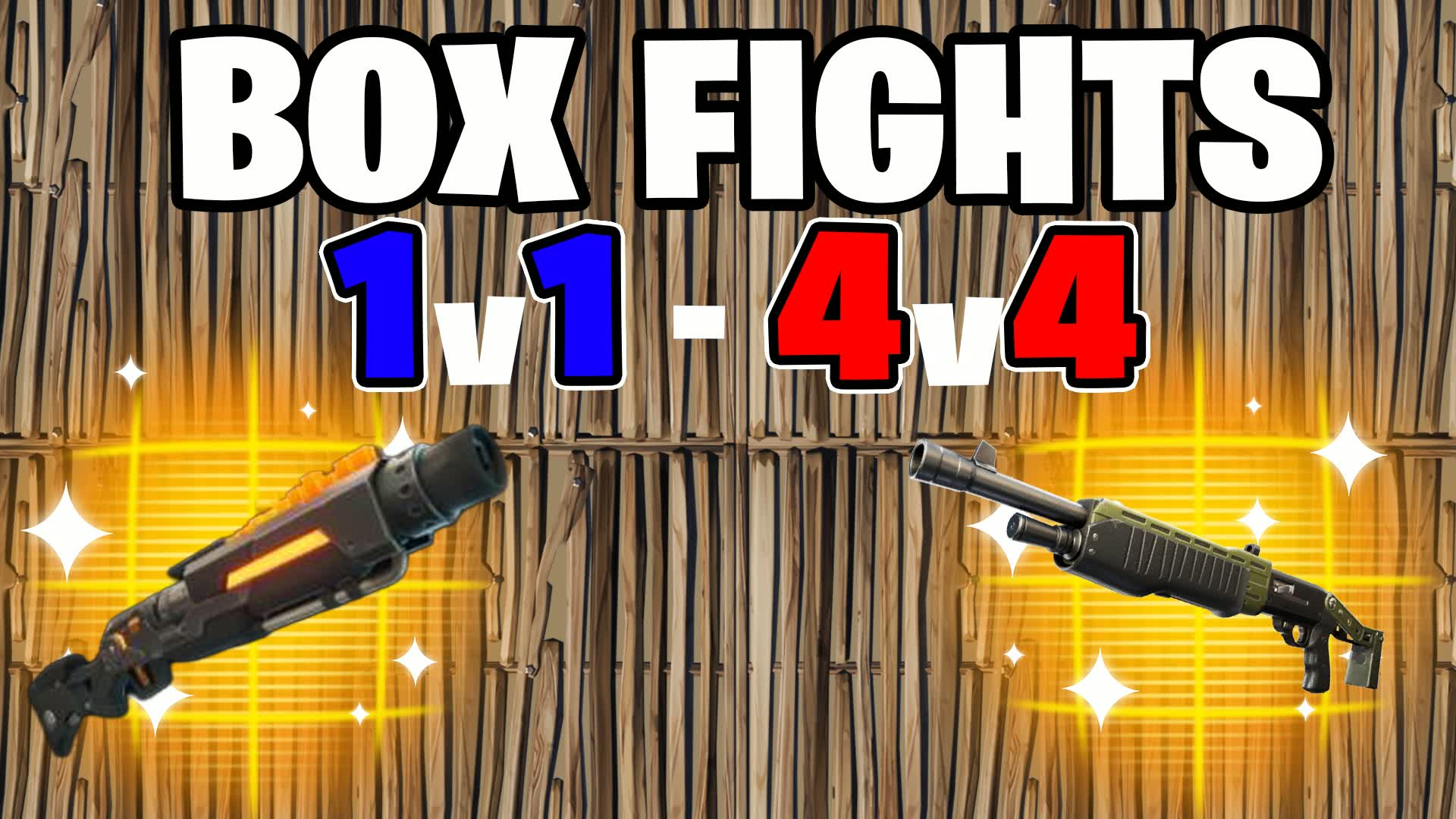 PRO BOX FIGHTS (1V1 TO 4V4) — Fortnite Creative map