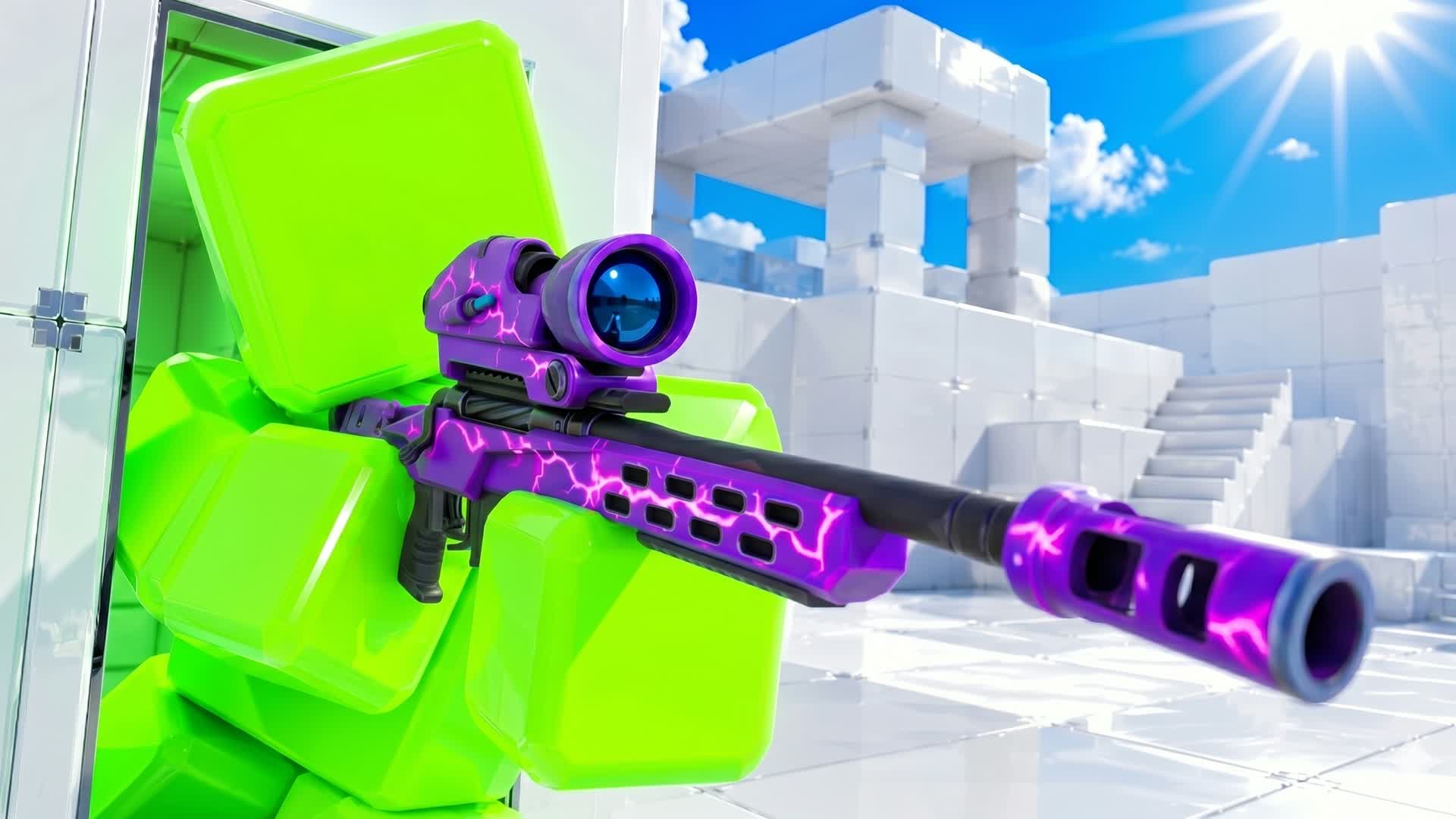 RED VS BLUE DOOMED UNC — Fortnite Creative map