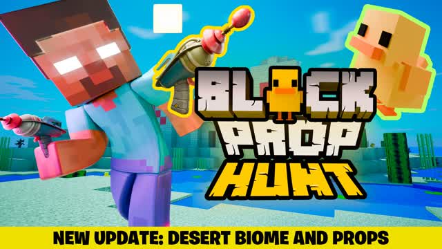 BLOCK PROP HUNT — Fortnite Creative map cover art