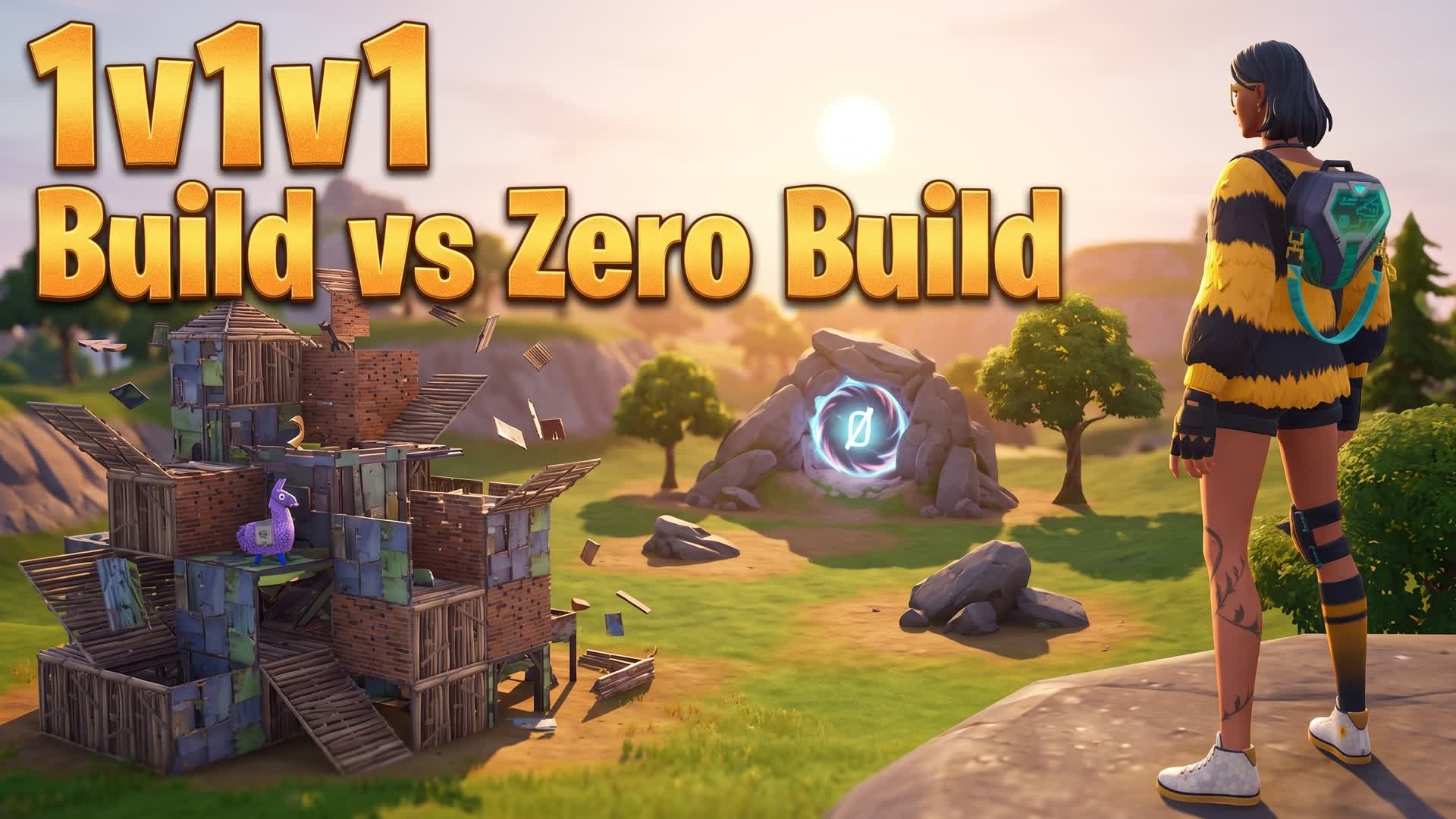 1v1v1 Build vs ZeroBuild Reolad — Fortnite Creative map