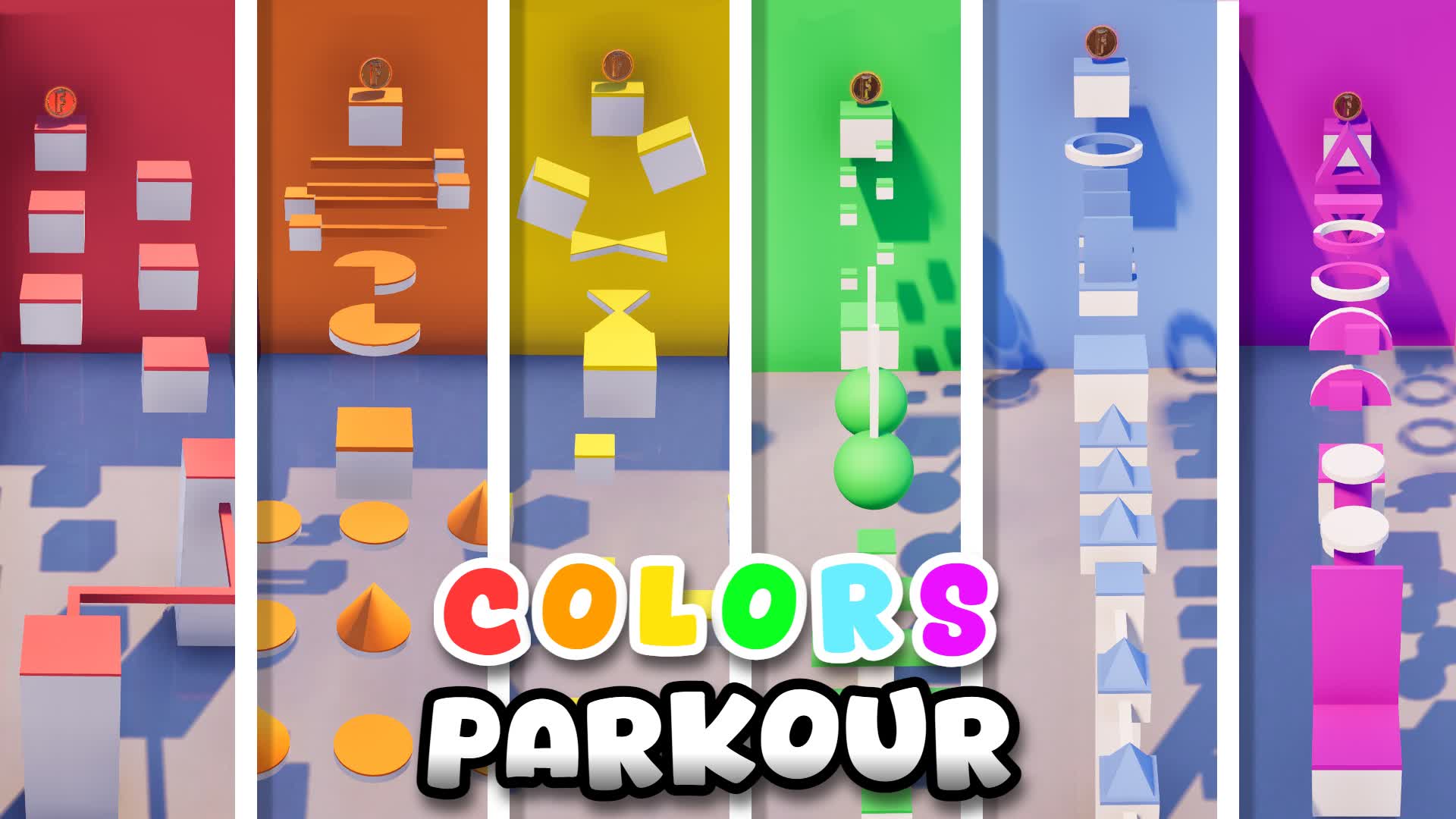 Colors Parkour 🌈 — Fortnite Creative map