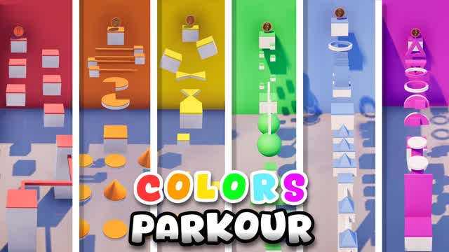 Colors Parkour 🌈 — Fortnite Creative map