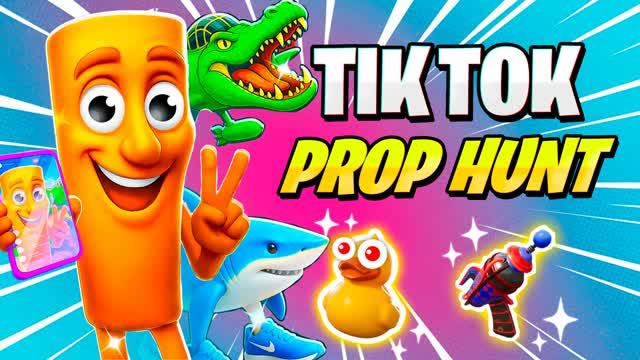 TikTok PROP HUNT 📱 — Fortnite Creative map