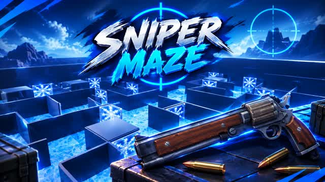 Sniper Maze 🥶🧊❄️ — Fortnite Creative map