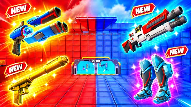 RVB RED VS BLUE 🔴🔵 crazy — Fortnite Creative map