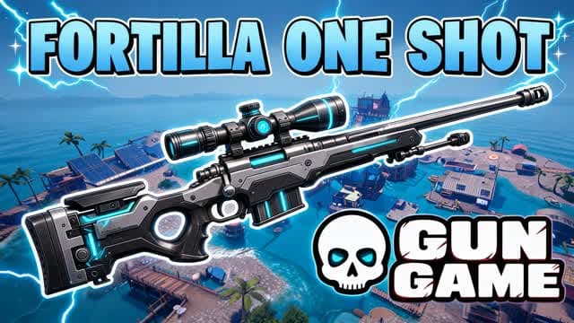 🎯FORTILLA SNIPER ONE SHOT🎯 — Fortnite Creative map cover art