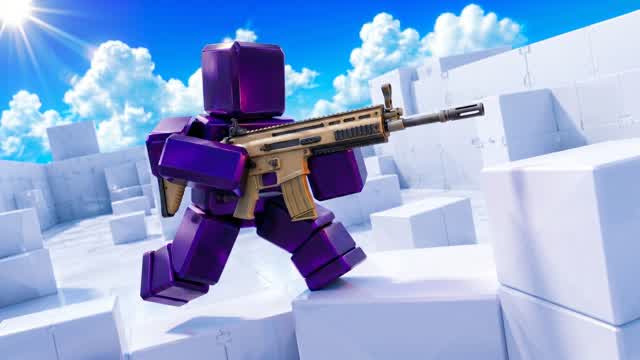 GOD RedVSBlue AURA — Fortnite Creative map cover art