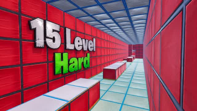 Parkour 15 LEVEL HARD ⭐️9267⭐️ Deathrun — Fortnite Creative map
