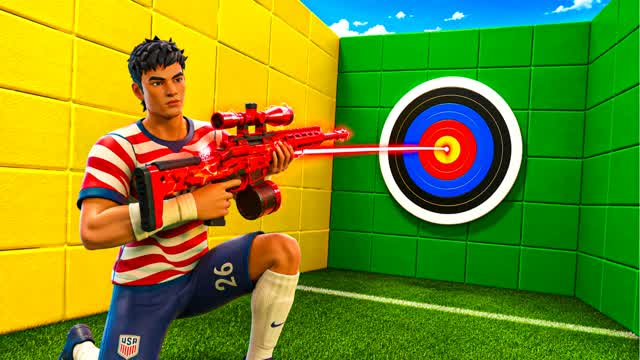TRICKSHOT PARKOUR LAMINE YAMAL — Fortnite Creative map cover art