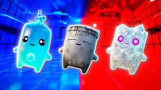 BLUE VS RED PRIME BEAM 🔵🔴 — Fortnite Creative map