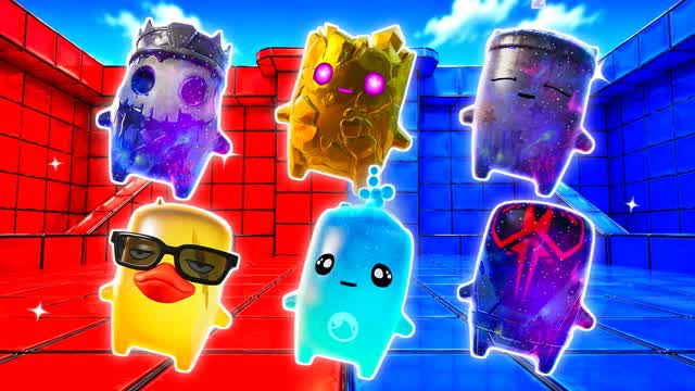 BLUE VS RED OPEN SIGHT 🔵🔴 — Fortnite Creative map cover art