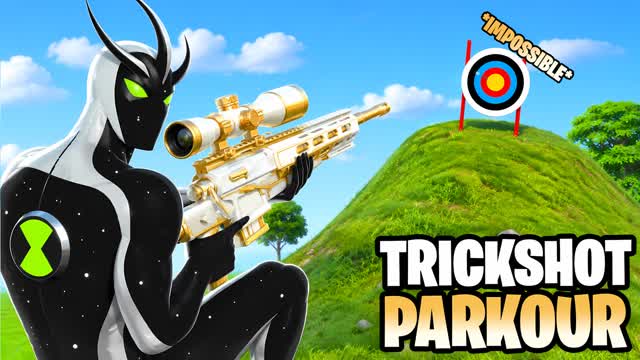 TRICKSHOT PARKOUR 🎯 NEW ⭐️ — Fortnite Creative map