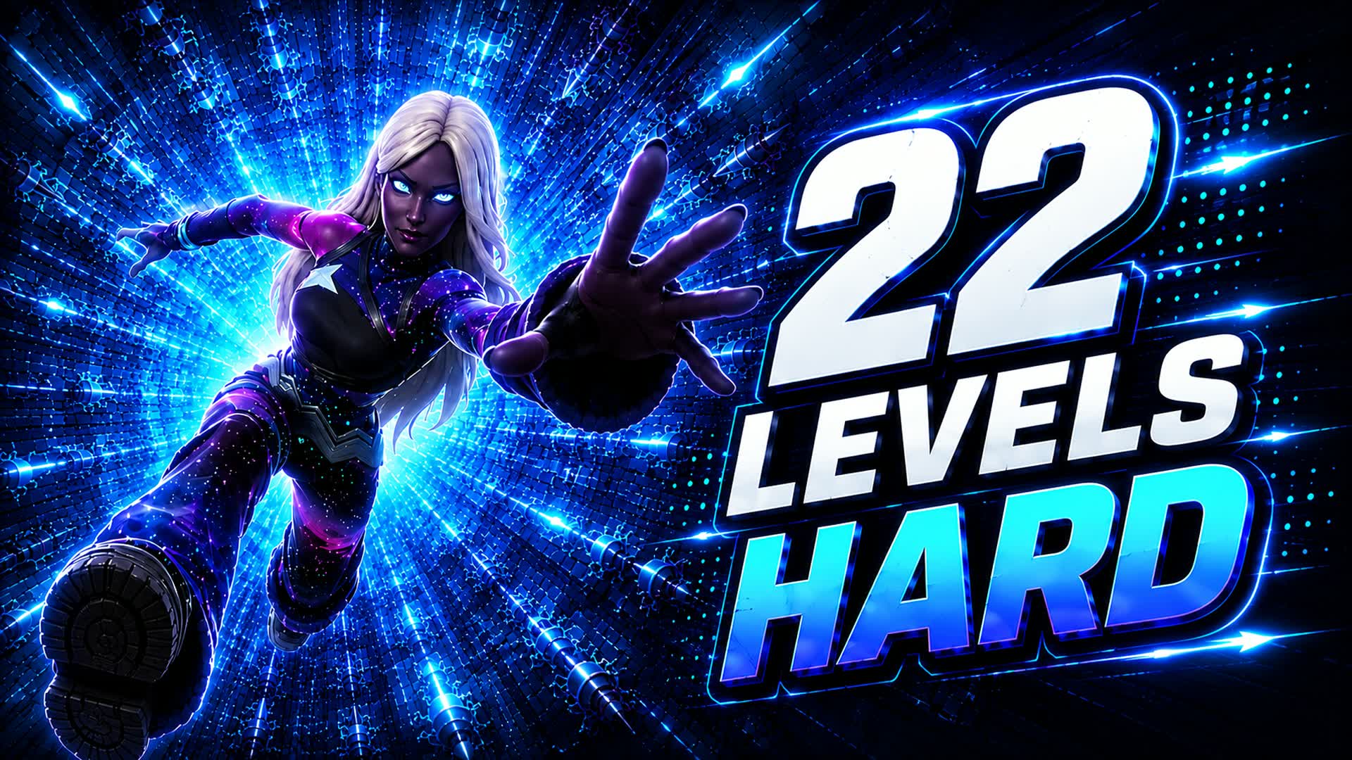 22 LEVELS HARD PARKOUR 🔥 — Fortnite Creative map