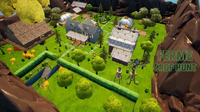 FERME PROP HUNT — Fortnite Creative map cover art
