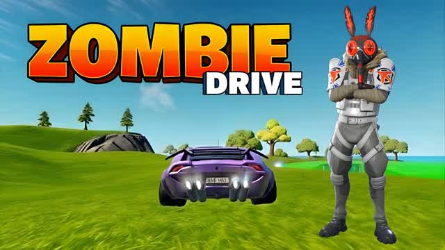 ZOMBIE DRIVE TOKA — Fortnite Creative map cover art