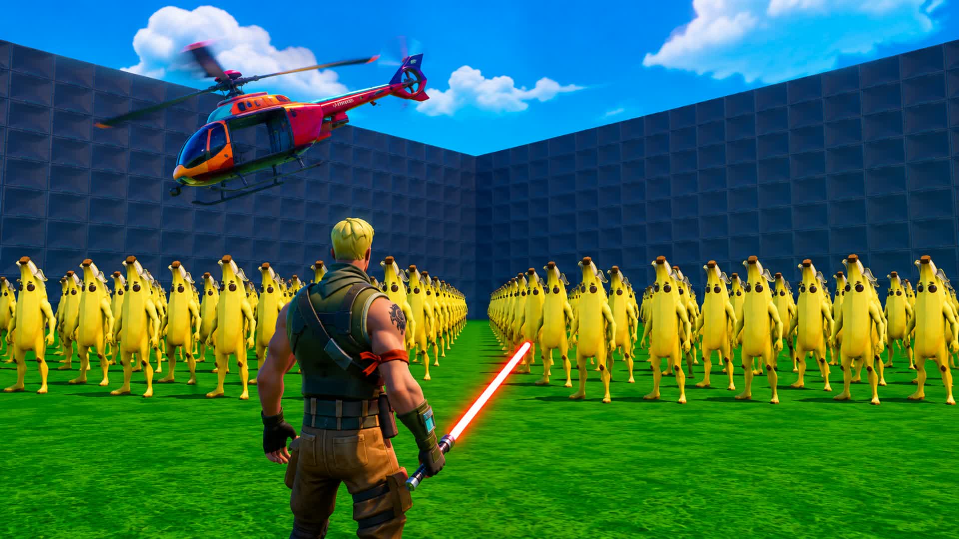 1v1 WITH ALL PLAYERS — Fortnite Creative map