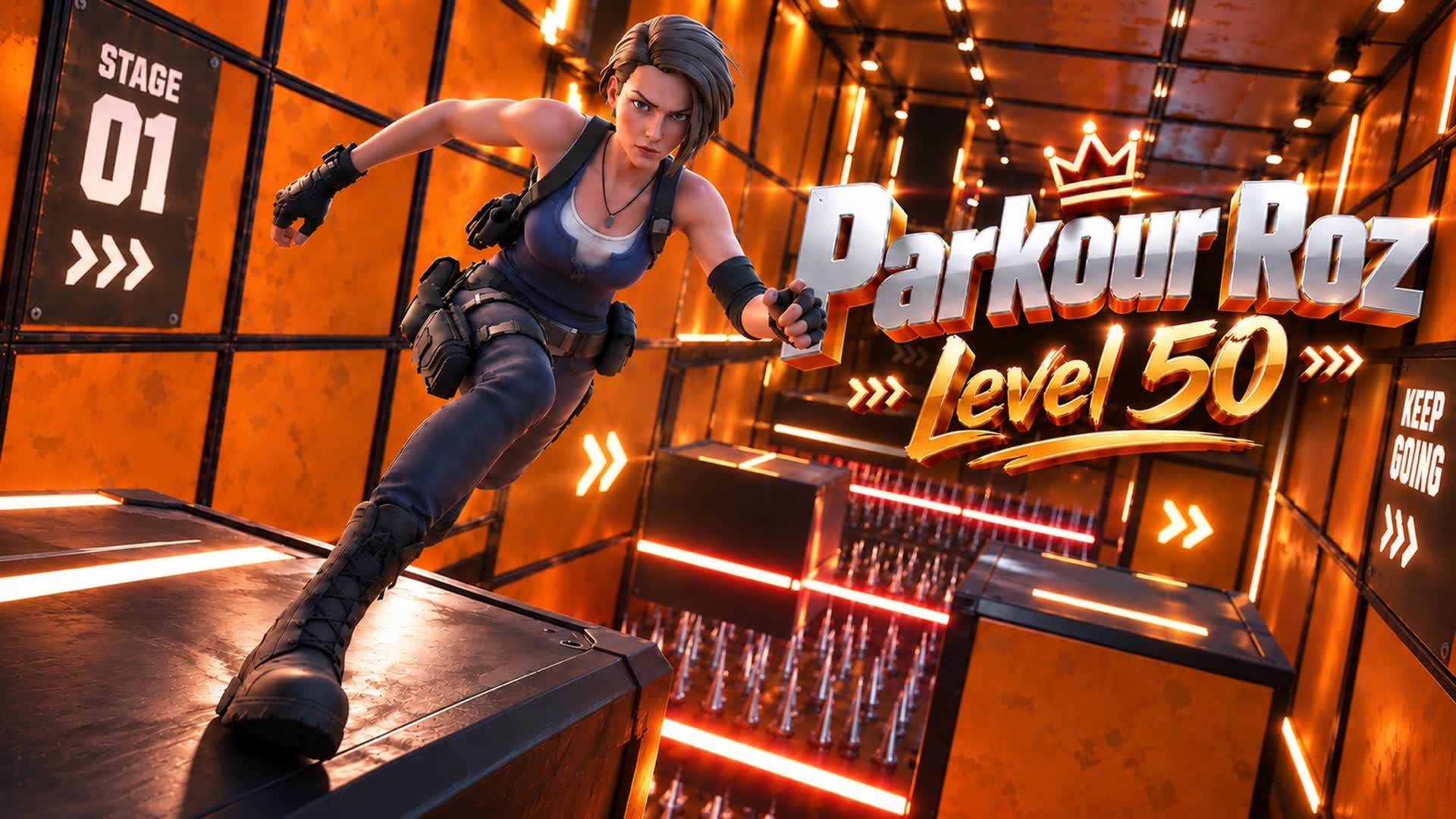 Parkour Roz — Fortnite Creative map