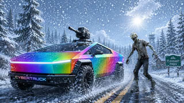 🧟‍♂️Zombie Driving Survival Simulator — Fortnite Creative map cover art