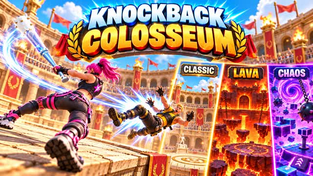 KNOCKBACK COLOSSEUM V1 — Fortnite Creative map
