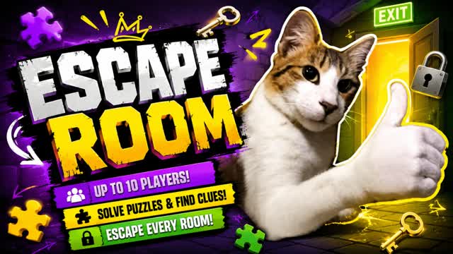 🧠 EPIC ESCAPE ROOM 🔓 — Fortnite Creative map