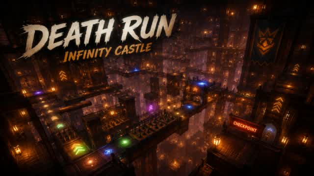 Infinity Castle Death Run 45 Level — Fortnite Creative map