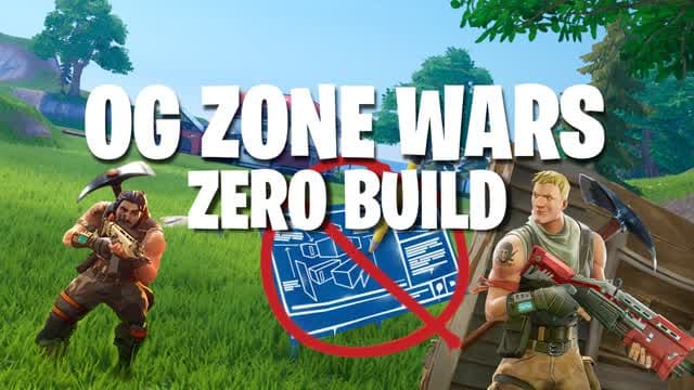 OG ZONE WARS-ZERO BUILDS — Fortnite Creative map cover art