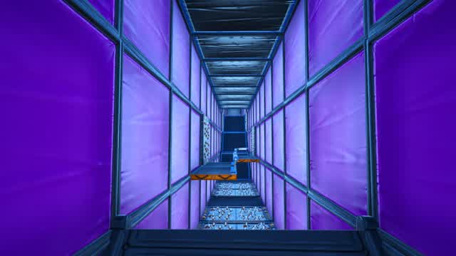 Purple Easy Obby Deathrun — Fortnite Creative map