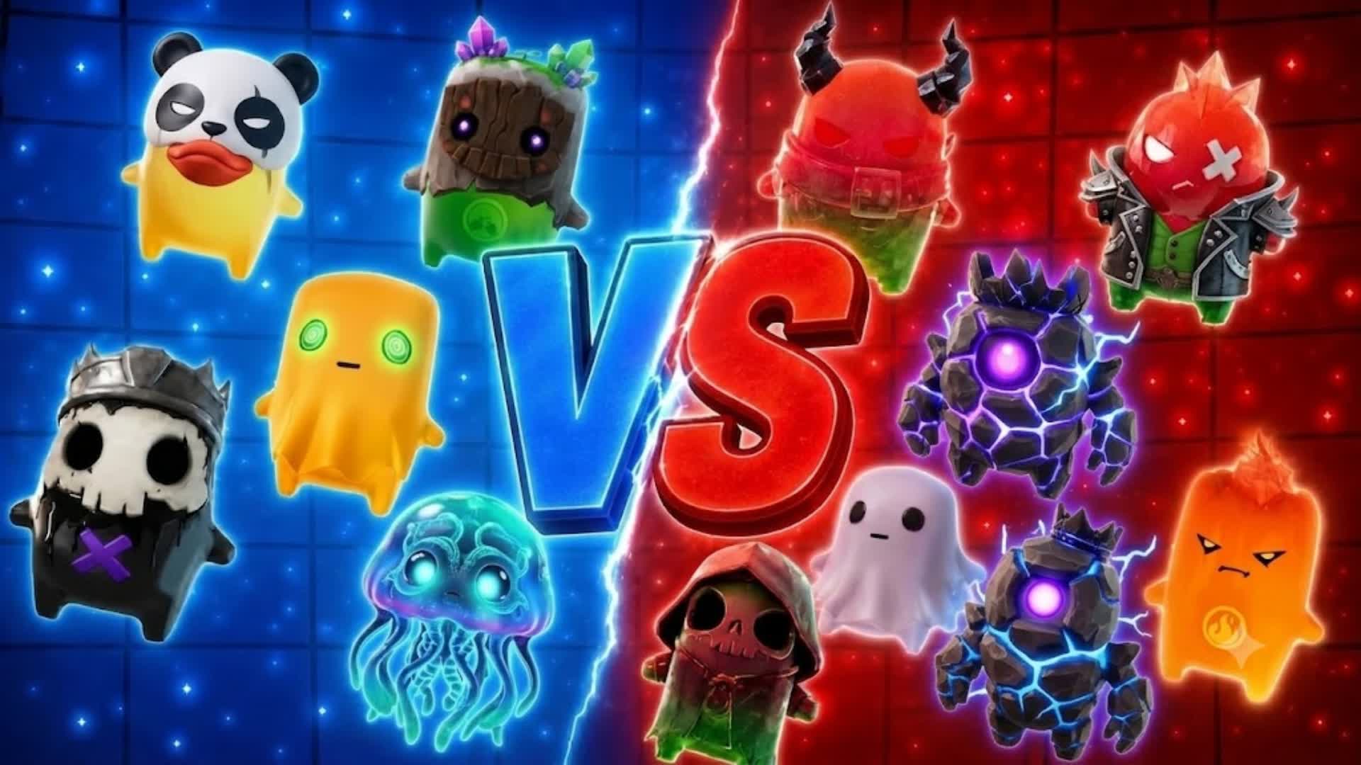 CRAZY SUPER RED VS BLUE UNC — Fortnite Creative map