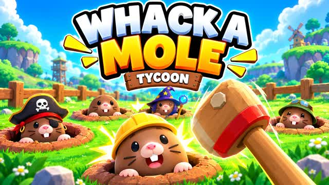 WHACK A MOLE TYCOON — Fortnite Creative map cover art