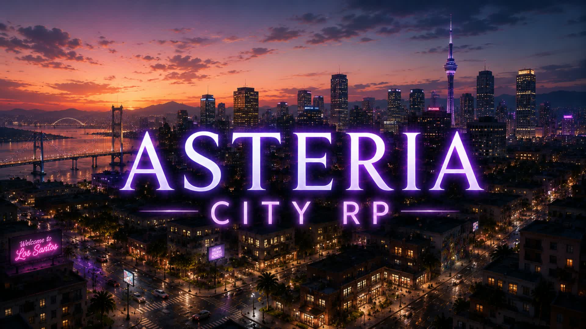 ⭐∫ ASTERIA CITY RP — Fortnite Creative map