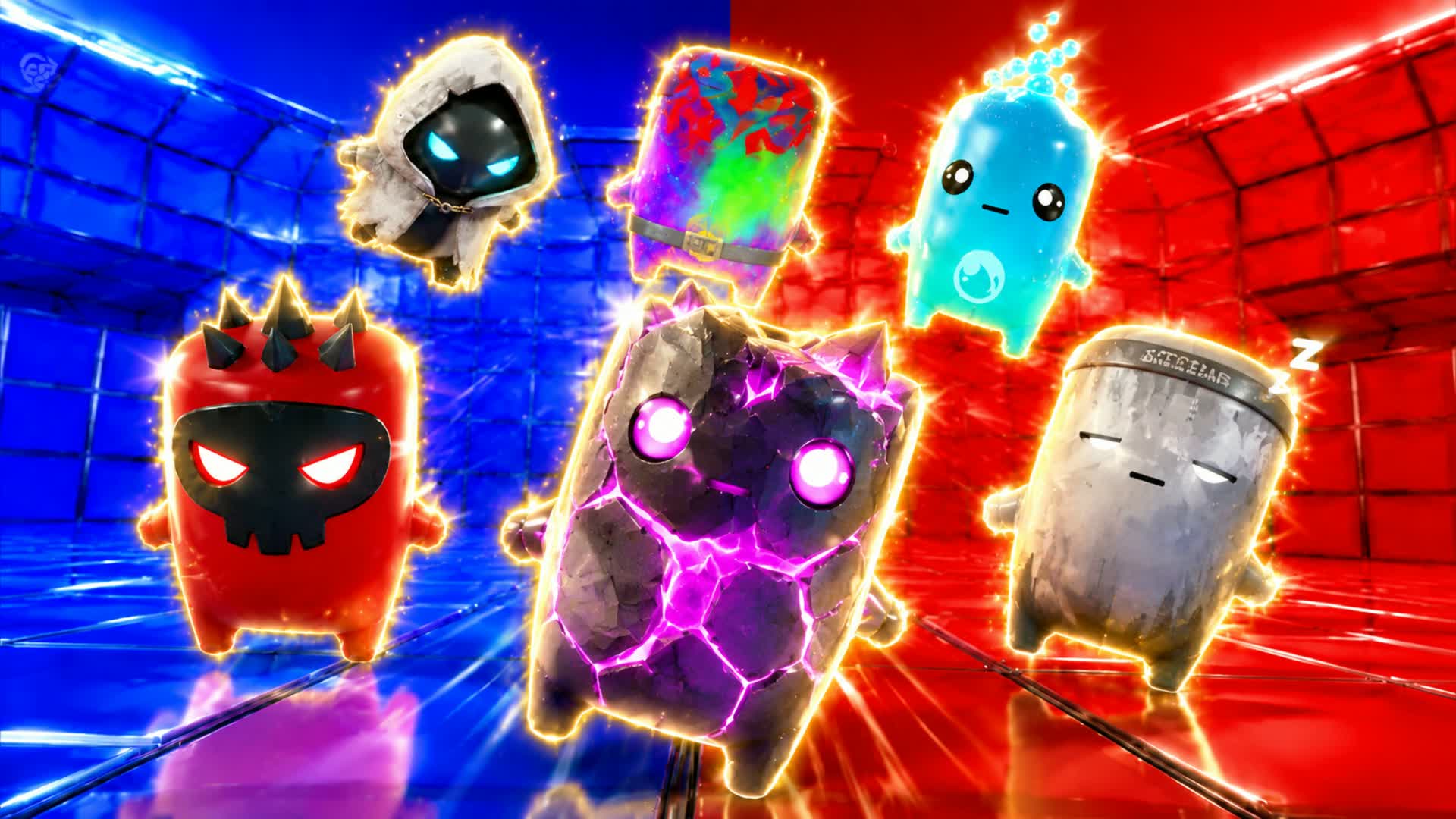 RED VS BLUE SUPERPOWERS — Fortnite Creative map