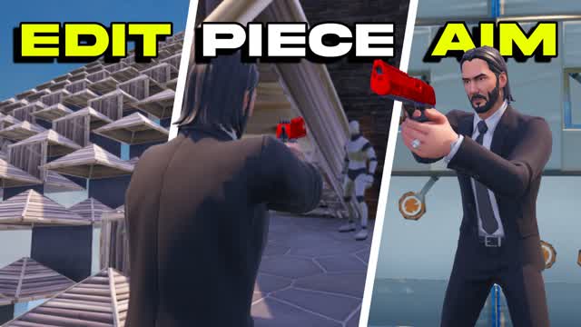 Practice: Aim, Edit, Piece control — Fortnite Creative map cover art