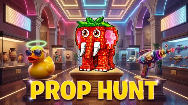SUPER MEGA PROP HUNT-道具躲猫猫 — Fortnite Creative map
