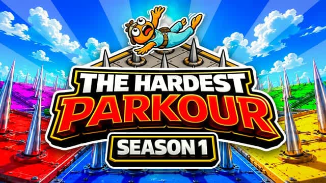 THE HARDEST PARKOUR — Fortnite Creative map cover art