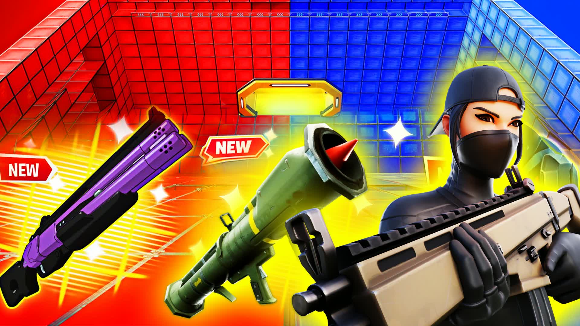 SUPER RVB🔴VS🔵 — Fortnite Creative map