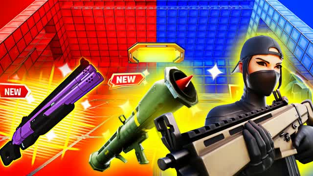SUPER RVB🔴VS🔵 — Fortnite Creative map