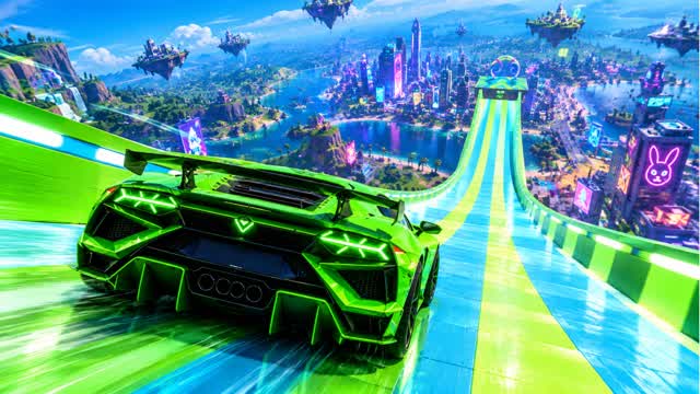 FINAL RACE - CAR GAME — Fortnite Creative map