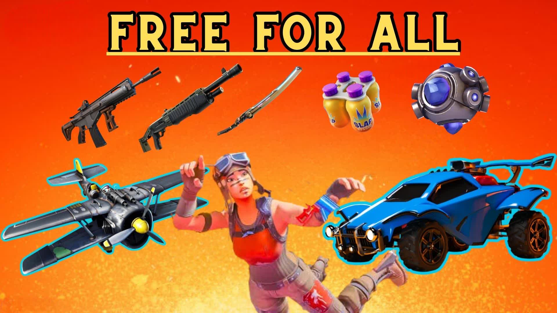 MEGA ROAD FREE FOR ALL — Fortnite Creative map