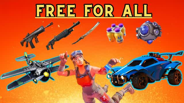 MEGA ROAD FREE FOR ALL — Fortnite Creative map
