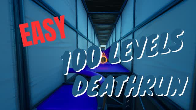 ✨100 LEVEL DEATHRUN✨ — Fortnite Creative map cover art
