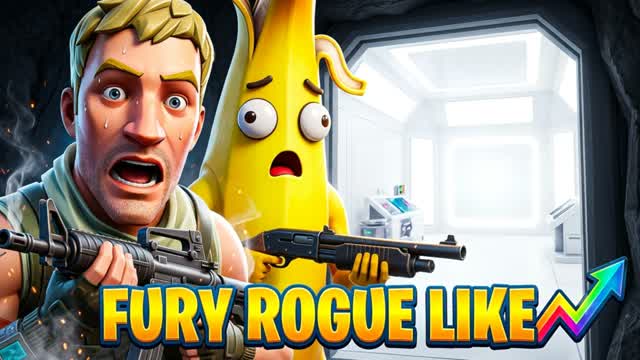 FURY ROGUE LIKE — Fortnite Creative map cover art
