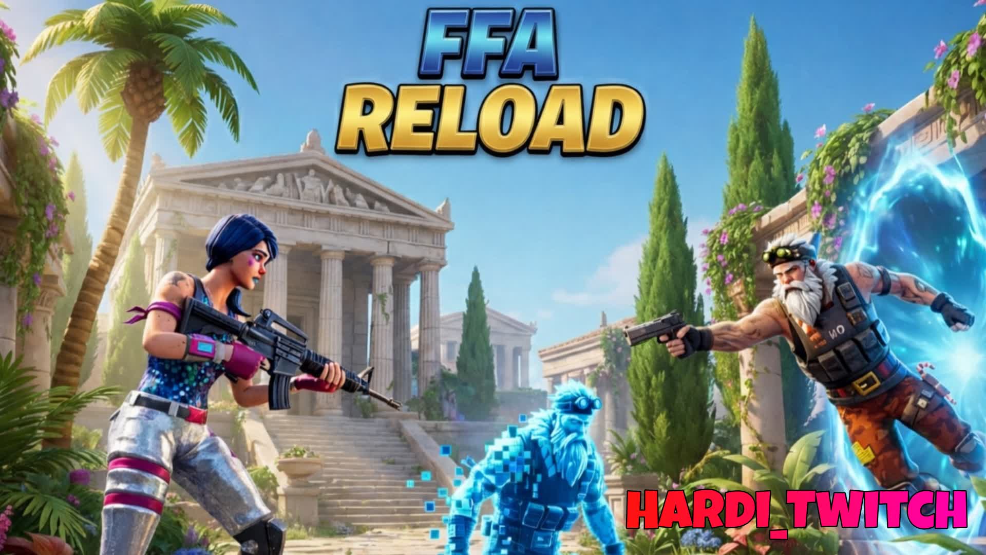 FFA Reload Temple — Fortnite Creative map