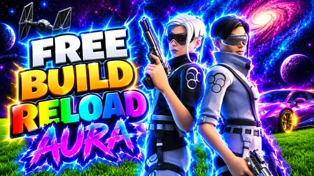 AURA 1V1 BUILD FIGHT *NEW* — Fortnite Creative map cover art