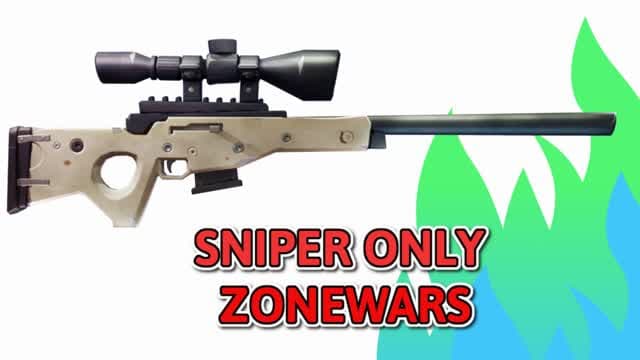 Snipers Only Zonewars — Fortnite Creative map cover art