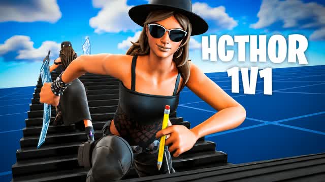 HcThor 1v1 Build Fights [200 Pump] — Fortnite Creative map cover art
