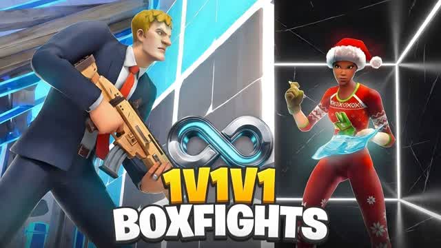 1V1V1 BOX FIGHTS FREE FOR ALL — Fortnite Creative map cover art